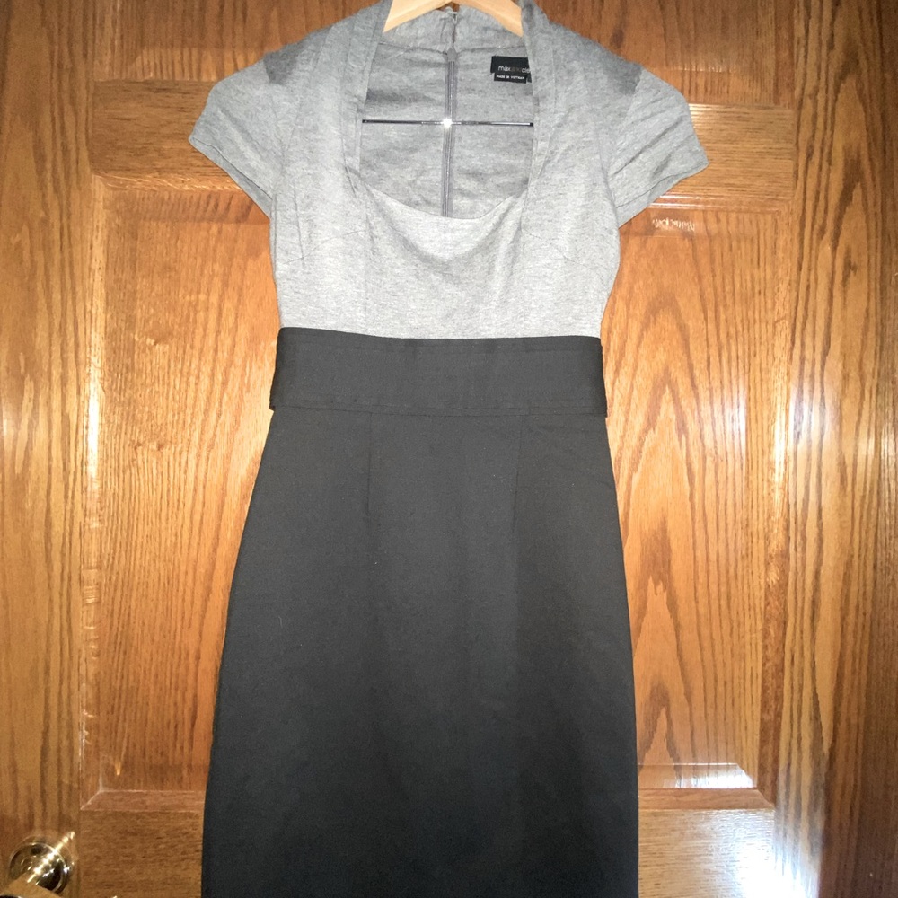 MAX and CLEO Career Black and Grey Dress size 2